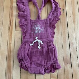 Jamie Kay Ruffle Floral Embroidered Playsuit